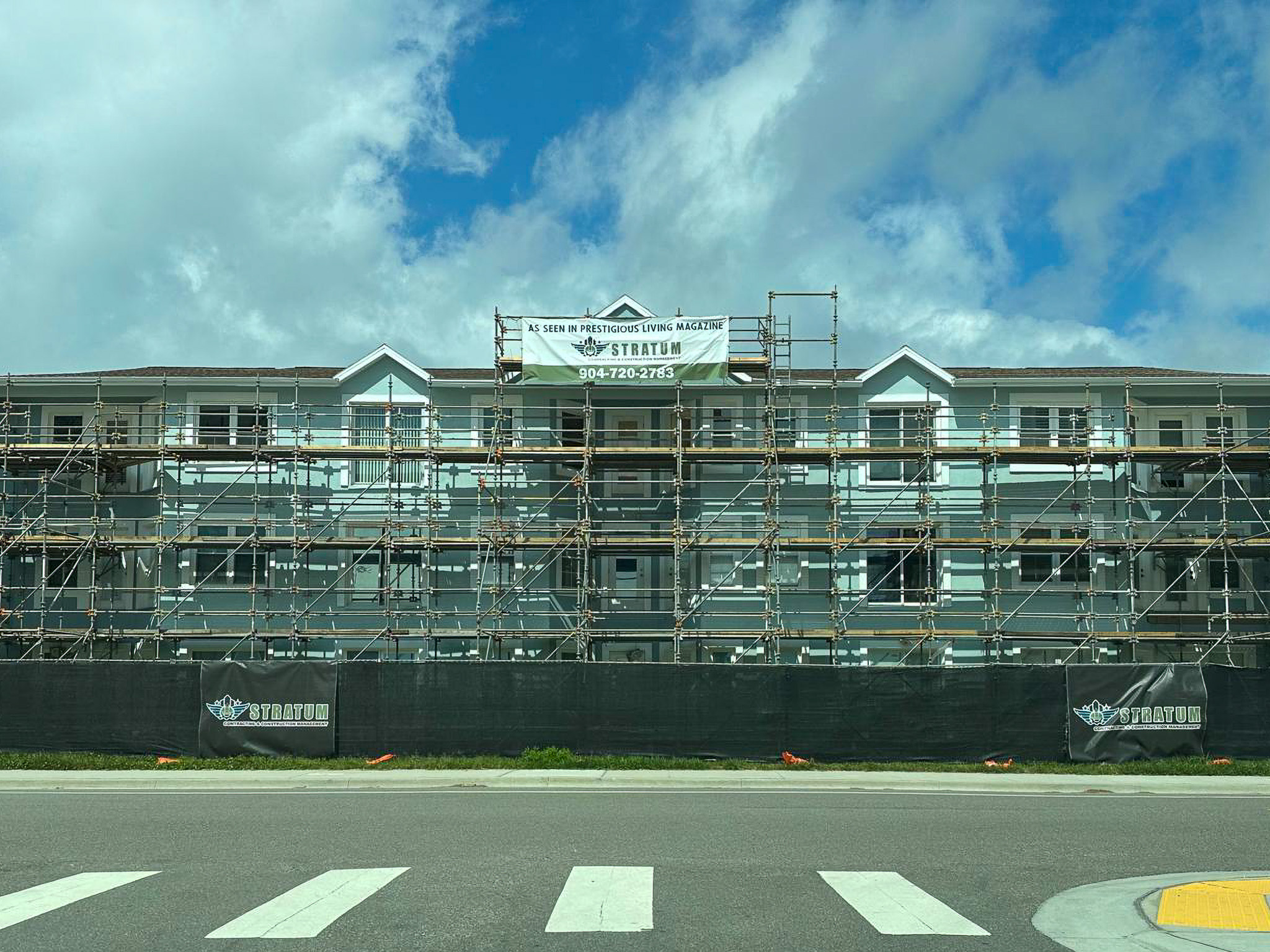 Pressure washing and waterproofing project